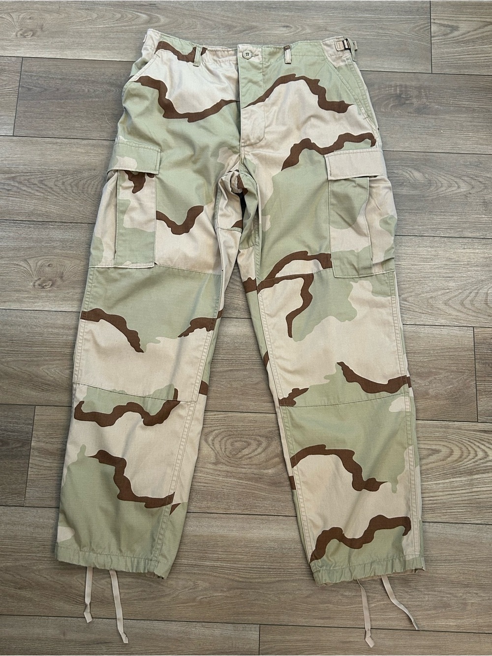 Vintage 90s US Military DCU Desert Camo Combat Trousers Medium Regular